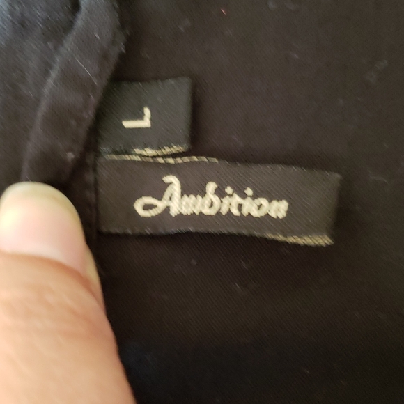 Ambition Retro A-Line Floral Collar Crop Jacket Size Large - Picture 10 of 14